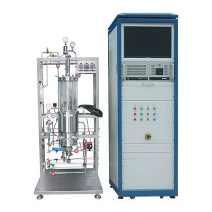 sklenený fermentor s vzduchovým potrubím