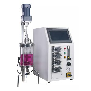 sklenený enzýmový reaktor