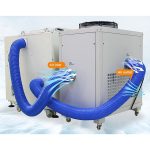 nízkoteplotný vzduchom chladený cirkulačný planetárny guľový mlyn