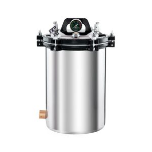 prenosný uhlíkový a elektricky vyhrievaný tlakový parný sterilizátor