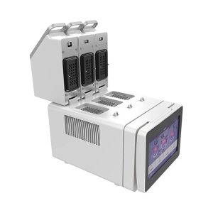 trojbloková kvantitatívna PCR s fluorescenciou v reálnom čase